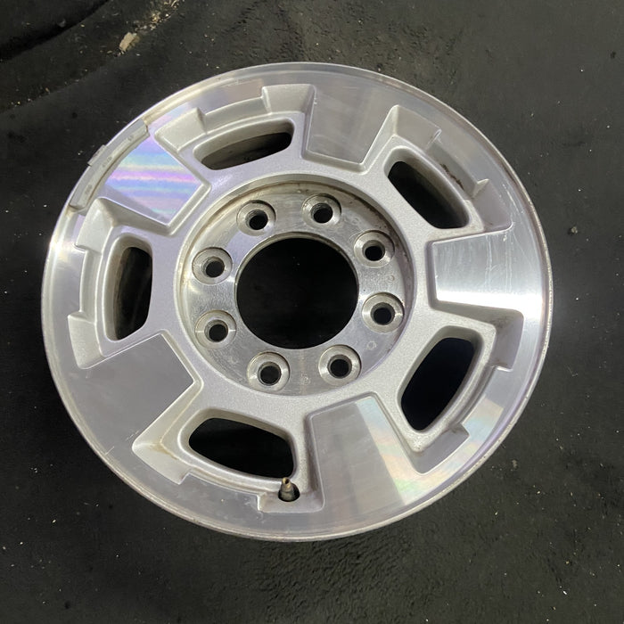 17" SIERRA 2500 PICKUP 11-13 17x7.5, aluminum Original OEM Wheel Rim - Side Profile