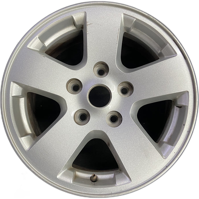17" DODGE 1500 PICKUP 09-10 17x7, aluminum Original OEM Wheel Rim - Front View