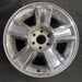20" AVALANCHE 1500 09-10 20x8.5, 5 spoke, covered lug nuts, grooved spoke - Angle View