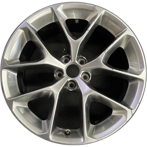 20" CHALLENGER 19-20 20x8 , , Y spoke, , silver Original OEM Wheel Rim - Front View