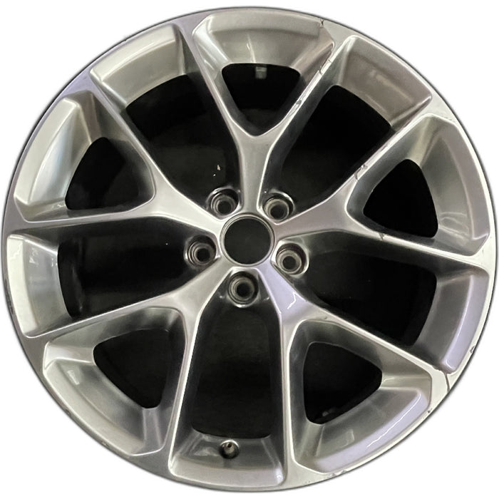 20" CHALLENGER 19-20 20x8 , , Y spoke, , silver Original OEM Wheel Rim - Front View