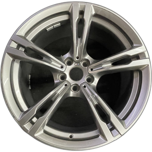 19" BMW M5 18-20 19x9.5, dark gray Original OEM Wheel Rim - Front View