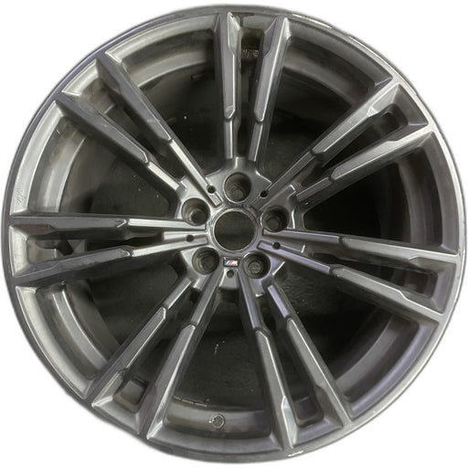 20" BMW M5 18 20x10.5, machined spoke face Original OEM Wheel Rim - Front View