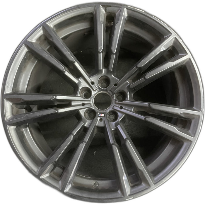 20" BMW M5 18 20x10.5, machined spoke face Original OEM Wheel Rim - Front View