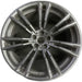 20" BMW M5 18 20x10.5, machined spoke face Original OEM Wheel Rim - Front View