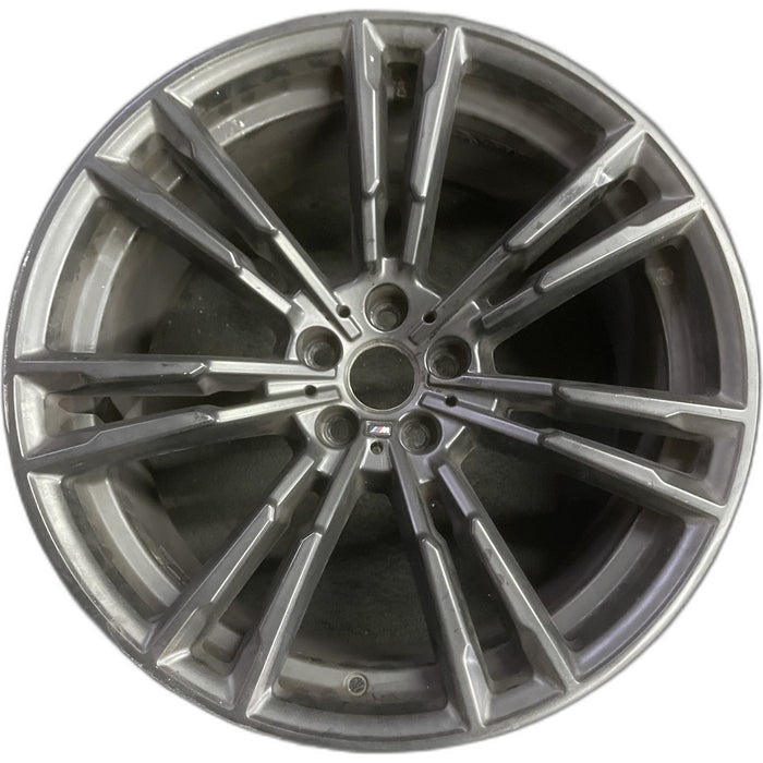 20" BMW M5 18 20x10.5, machined spoke face Original OEM Wheel Rim - Front View