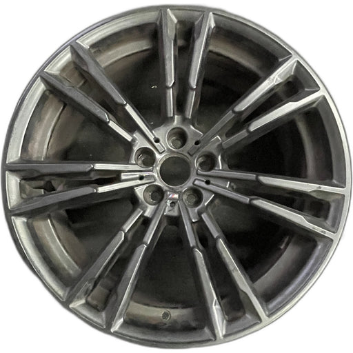 20" BMW M5 18 20x9.5, machined spoke face Original OEM Wheel Rim - Front View