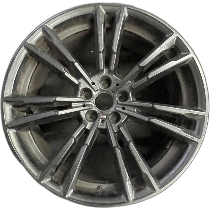 20" BMW M5 18 20x9.5, machined spoke face Original OEM Wheel Rim - Front View