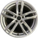 18" AUDI A4 20 18x8 , 5 double spoke Original OEM Wheel Rim - Front View