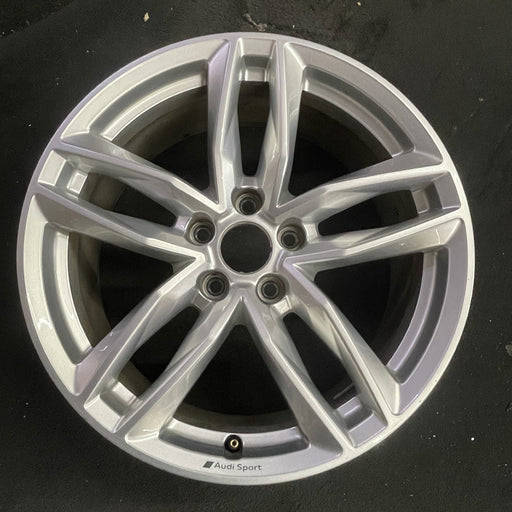 18" AUDI A4 20 18x8 , 5 double spoke Original OEM Wheel Rim - Additional View