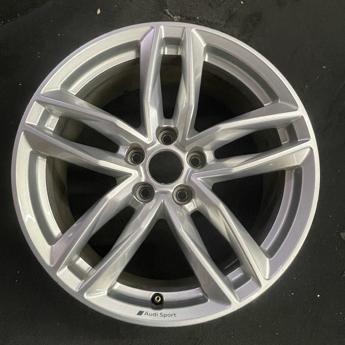 18" AUDI A4 20 18x8 , 5 double spoke Original OEM Wheel Rim - Additional View