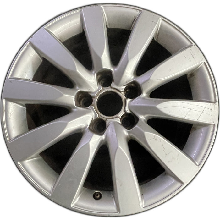 17" AUDI A4 09-12 17x8 Original OEM Wheel Rim - Front View