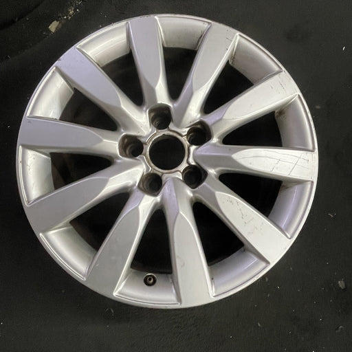 17" AUDI A4 09-12 17x8 Original OEM Wheel Rim - Angle View