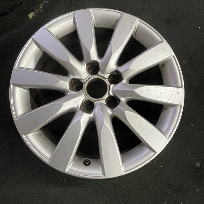 17" AUDI A4 09-12 17x8 Original OEM Wheel Rim - Angle View