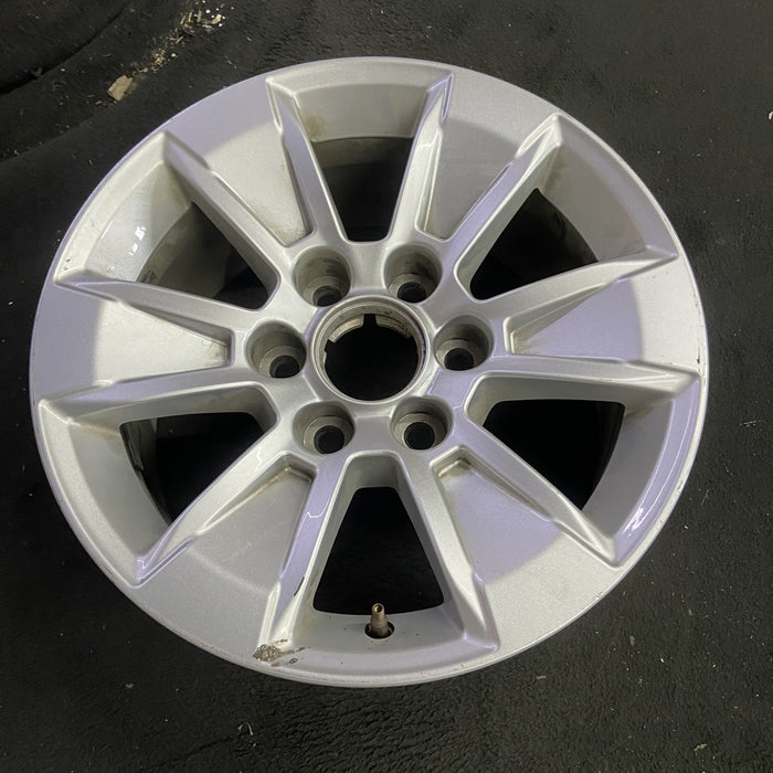 17" SIERRA 1500 PICKUP 19 , 17x8, alloy Original OEM Wheel Rim - Side Profile