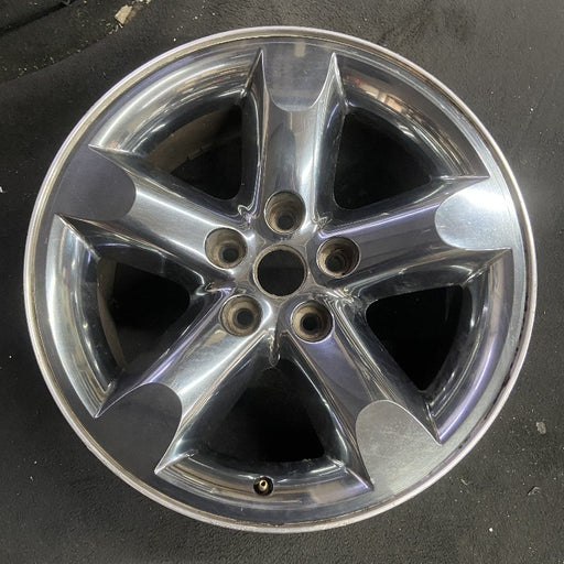 20" DODGE 1500 PICKUP 06 5 lug 20x9 aluminum w/o argent Original OEM Wheel Rim - Front View