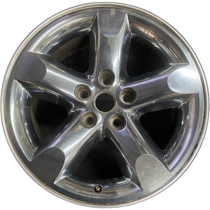 20" DODGE 1500 PICKUP 06 5 lug, 20x9 , w/o argent Original OEM Wheel Rim - Front View