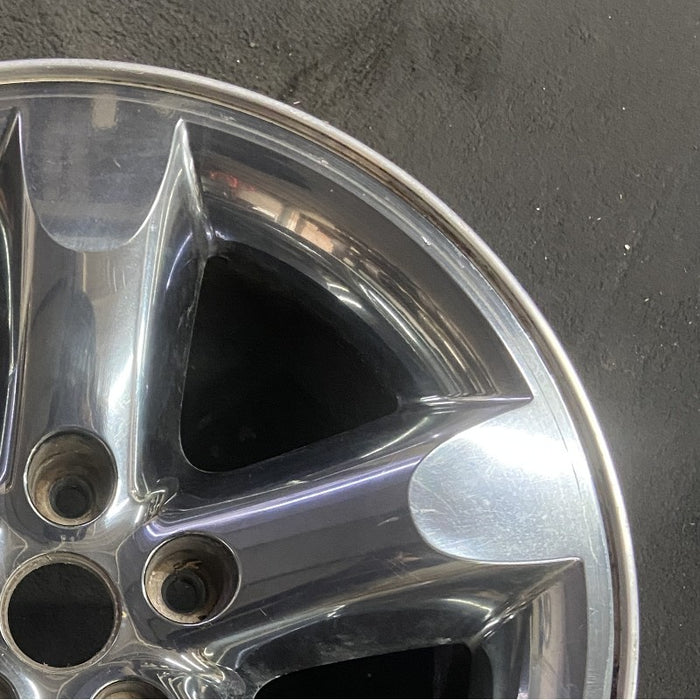 20" DODGE 1500 PICKUP 06 5 lug 20x9 aluminum w/o argent Original OEM Wheel Rim - Close-Up Detail