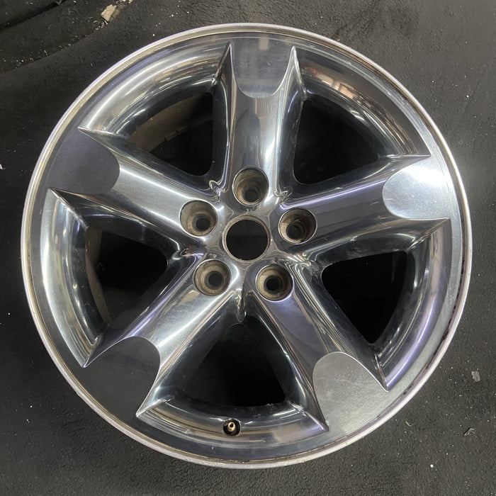 20" DODGE 1500 PICKUP 06 5 lug, 20x9 , w/o argent Original OEM Wheel Rim - Angle View