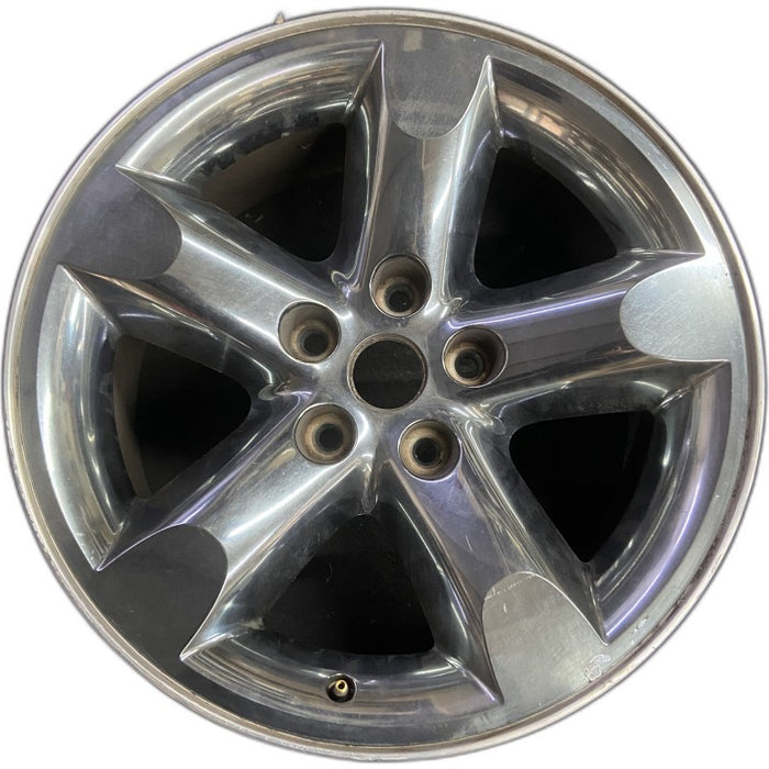20" DODGE 1500 PICKUP 06 5 lug 20x9 aluminum w/o argent Original OEM Wheel Rim - Front View