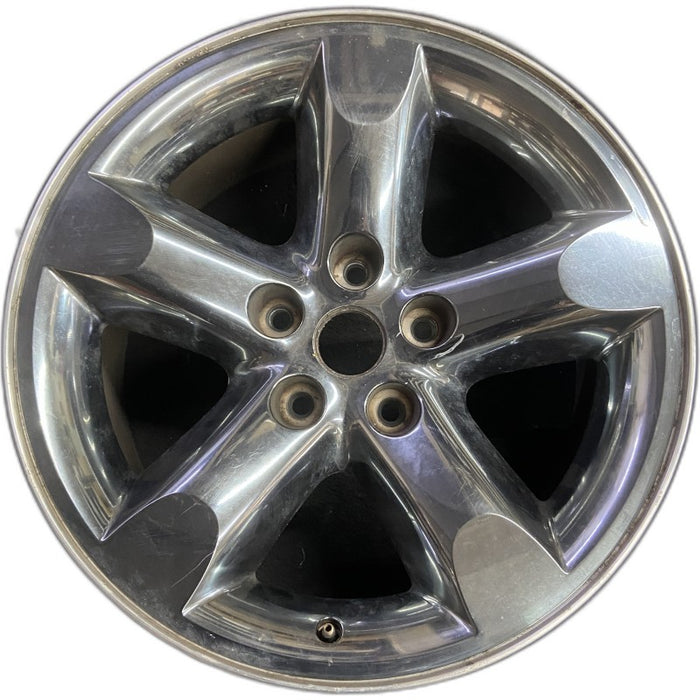 20" DODGE 1500 PICKUP 06 5 lug 20x9 aluminum w/o argent Original OEM Wheel Rim - Front View