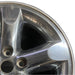 20" DODGE 1500 PICKUP 06 5 lug 20x9 aluminum w/o argent Original OEM Wheel Rim - Side Profile