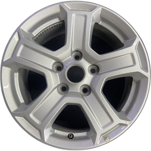 17" WRANGLER 18 VIN X , 17x7.5, , aluminum, straight spoke, w/recessed outer - Front View