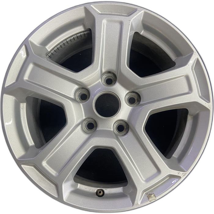 17" WRANGLER 18 VIN X , 17x7.5, , aluminum, straight spoke, w/recessed outer - Front View