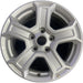 17" WRANGLER 18 VIN X , 17x7.5, , aluminum, straight spoke, w/recessed outer - Front View