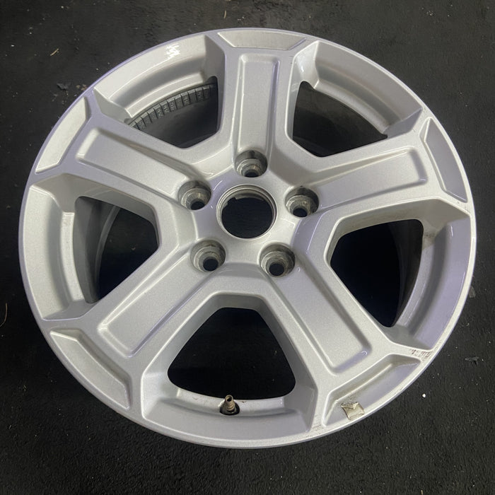 17" WRANGLER 18 VIN X , 17x7.5, , aluminum, straight spoke, w/recessed outer - Side Profile