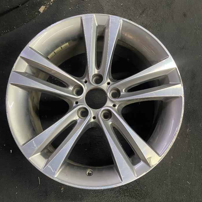 18" BMW 430i 20 18x8 5 spoke double spoke flared spoke Original OEM Wheel Rim - Front View