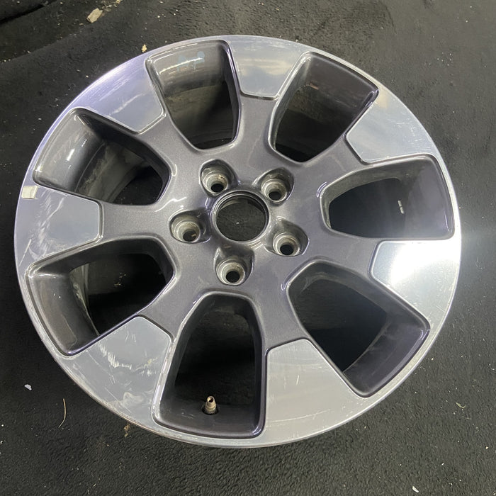 18" WRANGLER 18 VIN X , 18x7.5, 7 spoke, Original OEM Wheel Rim - Side Profile