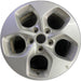 17" PACIFICA 17 , aluminum, 17x7, 5 spoke Original OEM Wheel Rim - Front View