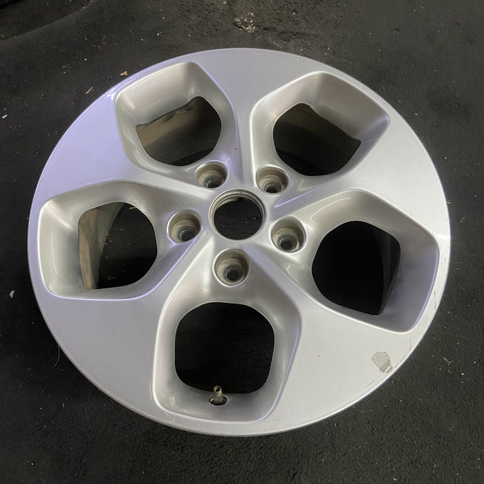 17" PACIFICA 17 , aluminum, 17x7, 5 spoke Original OEM Wheel Rim - Side Profile