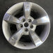 17" MALIBU 08 17x7, aluminum, 5 single spoke, machined finish Original OEM - Angle View