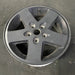17" WRANGLER 12-13 17x7.5, 5 spoke, , black Original OEM Wheel Rim - Close-Up Detail