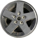 17" WRANGLER 12-13 17x7.5 5 spoke black Original OEM Wheel Rim - Front View