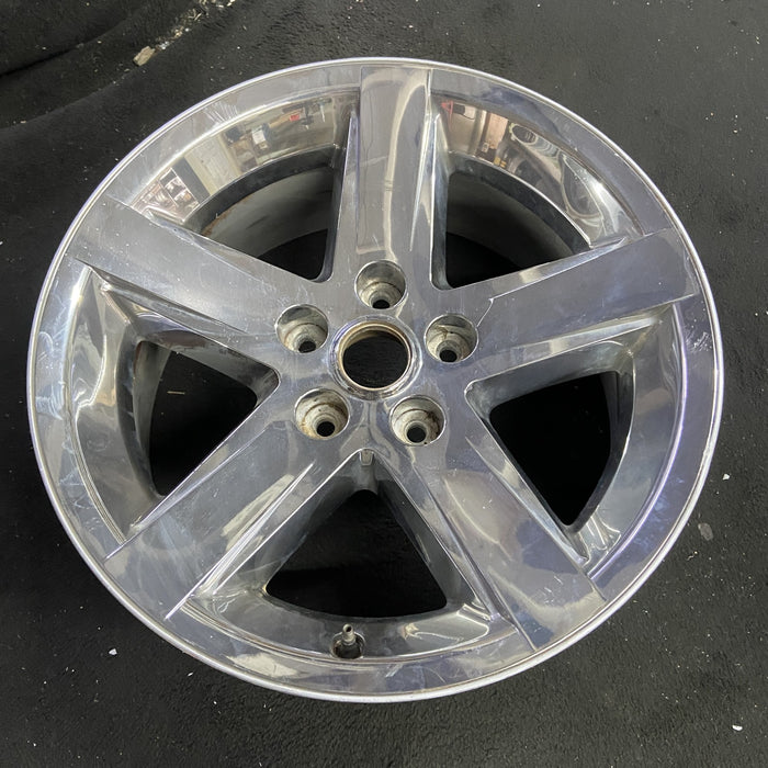 20" DODGE 1500 PICKUP 09-10 20x9 , 5 spoke Original OEM Wheel Rim - Side Profile