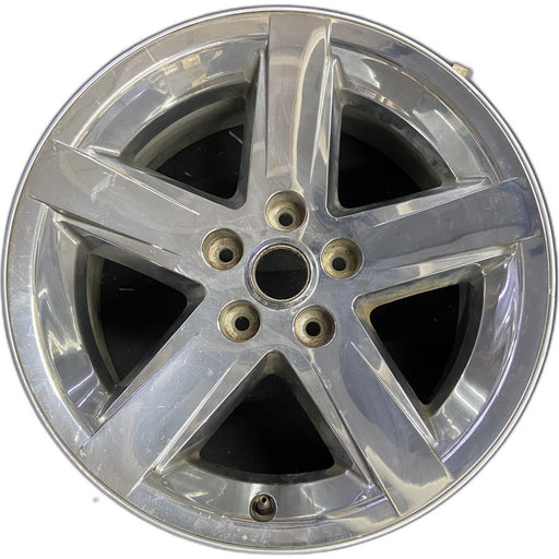 20" DODGE 1500 PICKUP 09-10 20x9 , 5 spoke Original OEM Wheel Rim - Front View