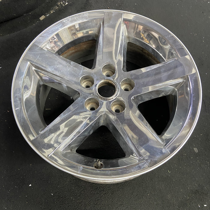 20" DODGE 1500 PICKUP 09-10 20x9 , 5 spoke Original OEM Wheel Rim - Side Profile