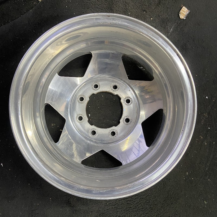 16" FORD F350SD PICKUP 99 16x6 DRW aluminum rear ID 2C34-CA Original OEM Wheel - Additional View