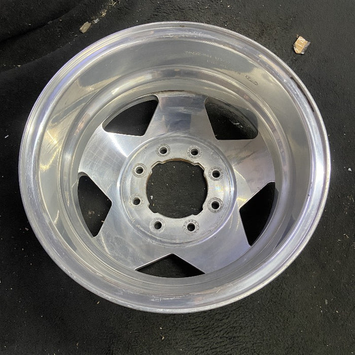 16" FORD F350SD PICKUP 99 16x6 DRW aluminum rear ID 2C34-CA Original OEM Wheel - View 7