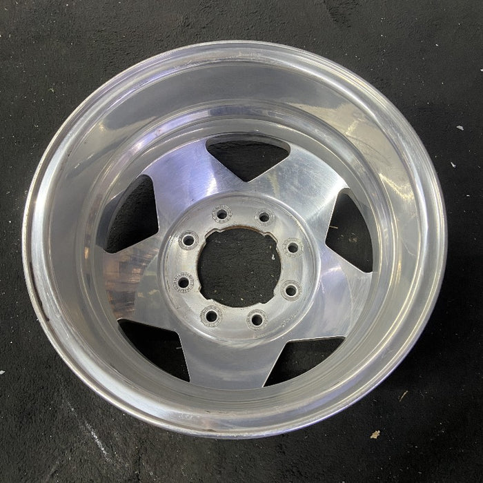 16" FORD F350SD PICKUP 99 16x6 DRW aluminum rear ID 2C34-CA Original OEM Wheel - View 8