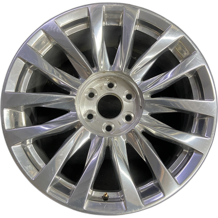 22" ESCALADE 21-24 22x9, 14 spoke, polished Original OEM Wheel Rim - Front View