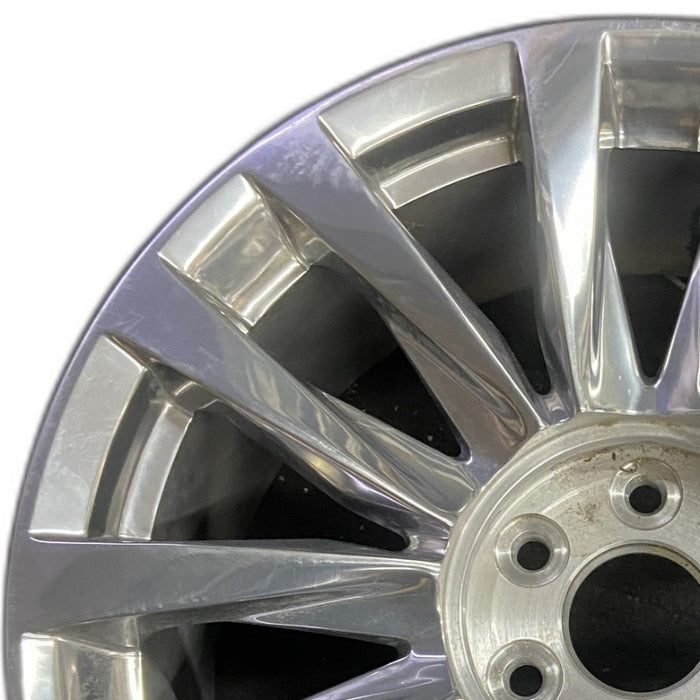 22" ESCALADE 21-24 22x9 14 spoke polished opt SGK Original OEM Wheel Rim - Angle View