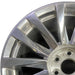 22" ESCALADE 21-24 22x9 14 spoke polished opt SGK Original OEM Wheel Rim - Angle View