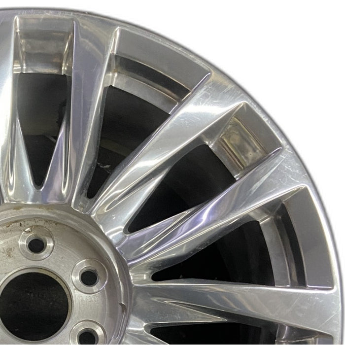 22" ESCALADE 21-24 22x9 14 spoke polished opt SGK Original OEM Wheel Rim - Side Profile