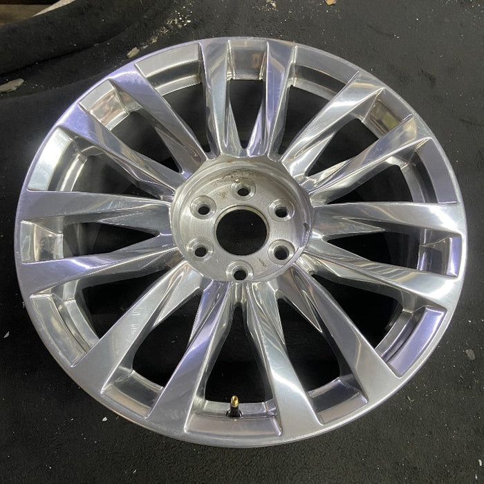 22" ESCALADE 21-24 22x9 14 spoke polished opt SGK Original OEM Wheel Rim - View 7