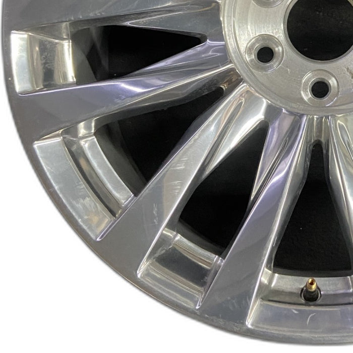 22" ESCALADE 21-24 22x9 14 spoke polished opt SGK Original OEM Wheel Rim - Back View