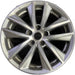 17" INFINITI Q50 14-15 17x7.5 , , narrow spoke width Original OEM Wheel Rim - Front View